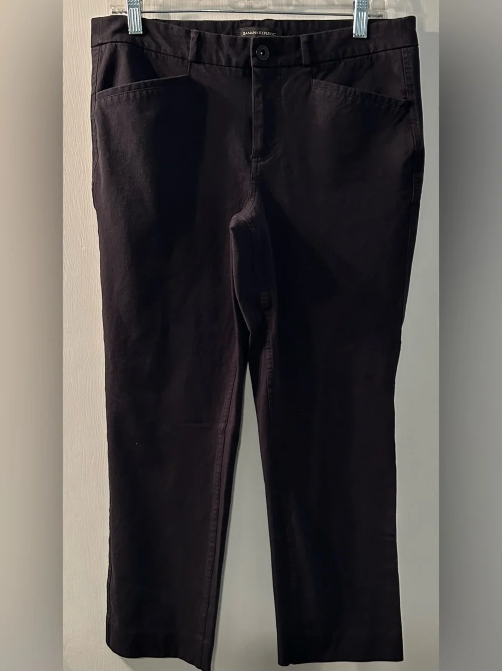 Banana Republic Women's black Straight-Leg ankle pants Size 8